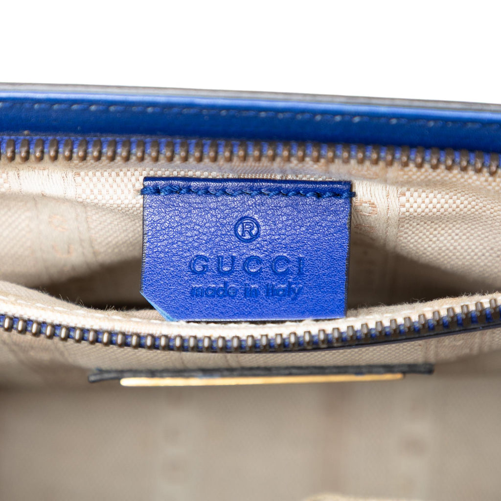 Gucci Patent Bright Bit Satchel