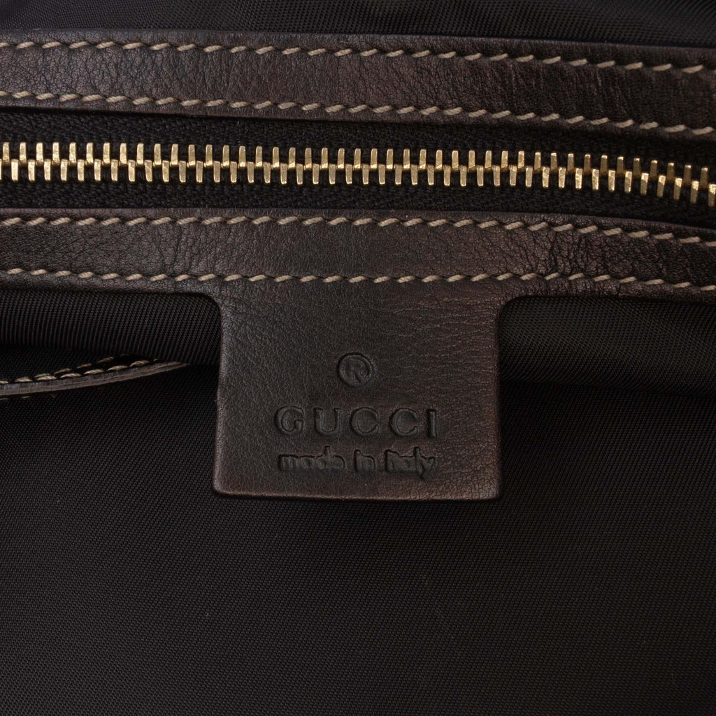 Gucci Patent Dialux Britt Web Tote
