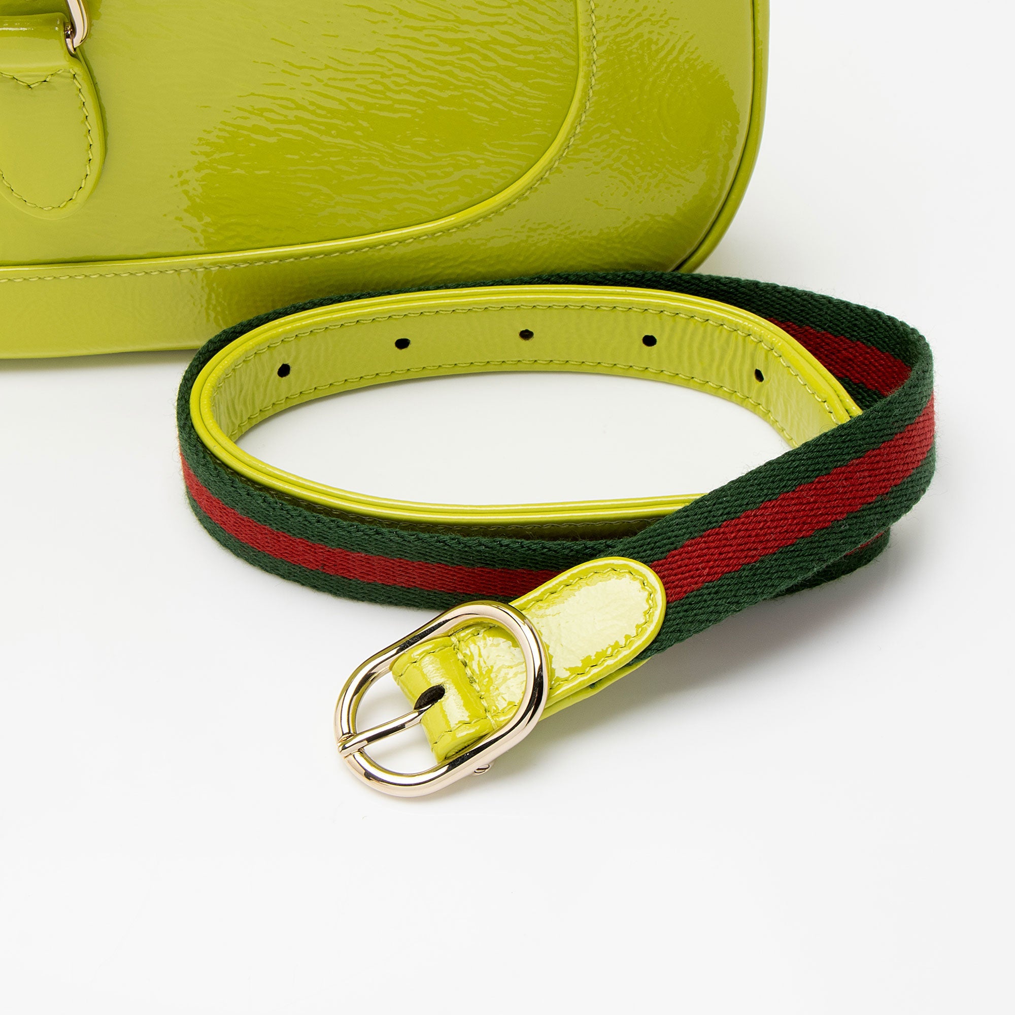 Gucci Patent Leather Jackie Small Shoulder Bag