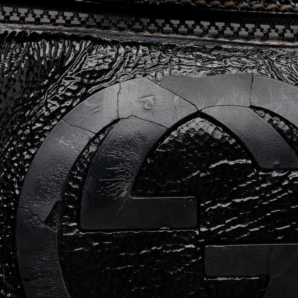 Gucci Patent Leather Snow Glam Hobo