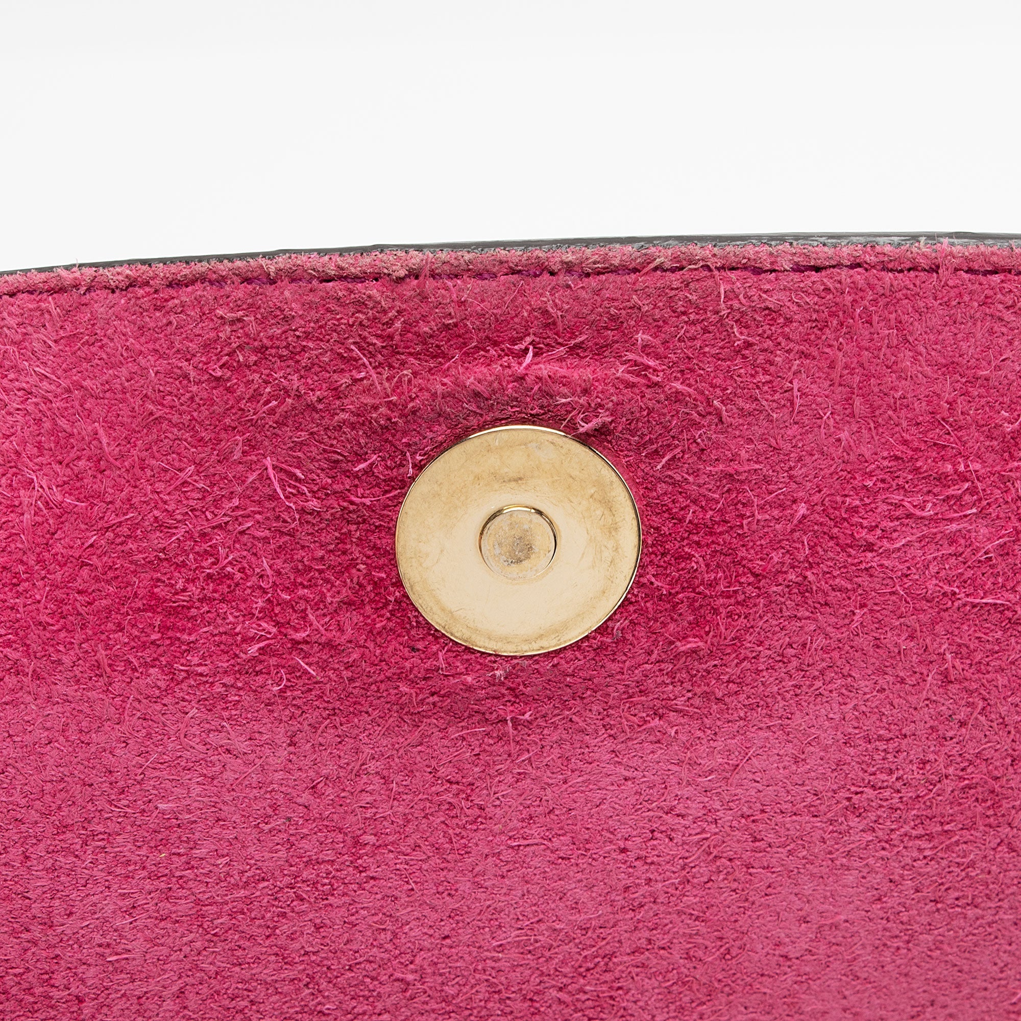 Gucci Patent Leather Soho Medium Flap Bag (SHF-V6tPqW)