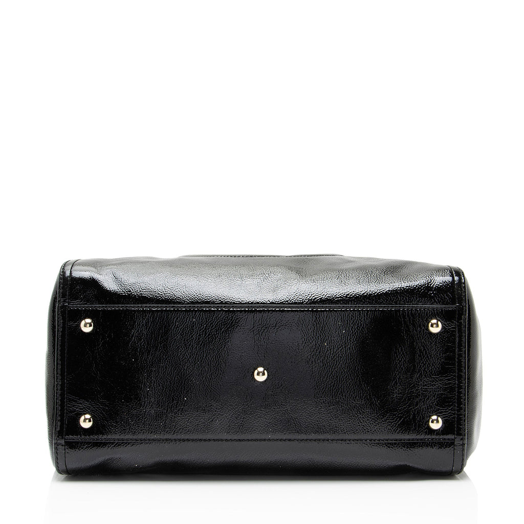 Gucci Patent Leather Soho Medium Tote