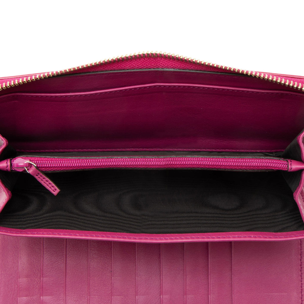 Gucci Patent Leather Soho Travel Zip Around Wallet