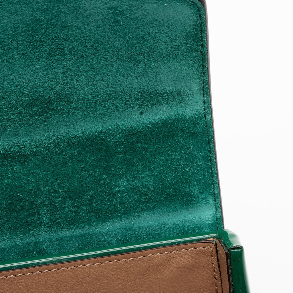 Gucci Patent Leather Sylvie 1969 Mini Top Handle