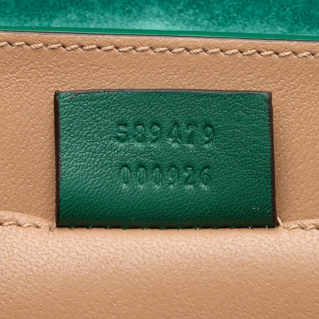 Gucci Patent Leather Sylvie 1969 Mini Top Handle