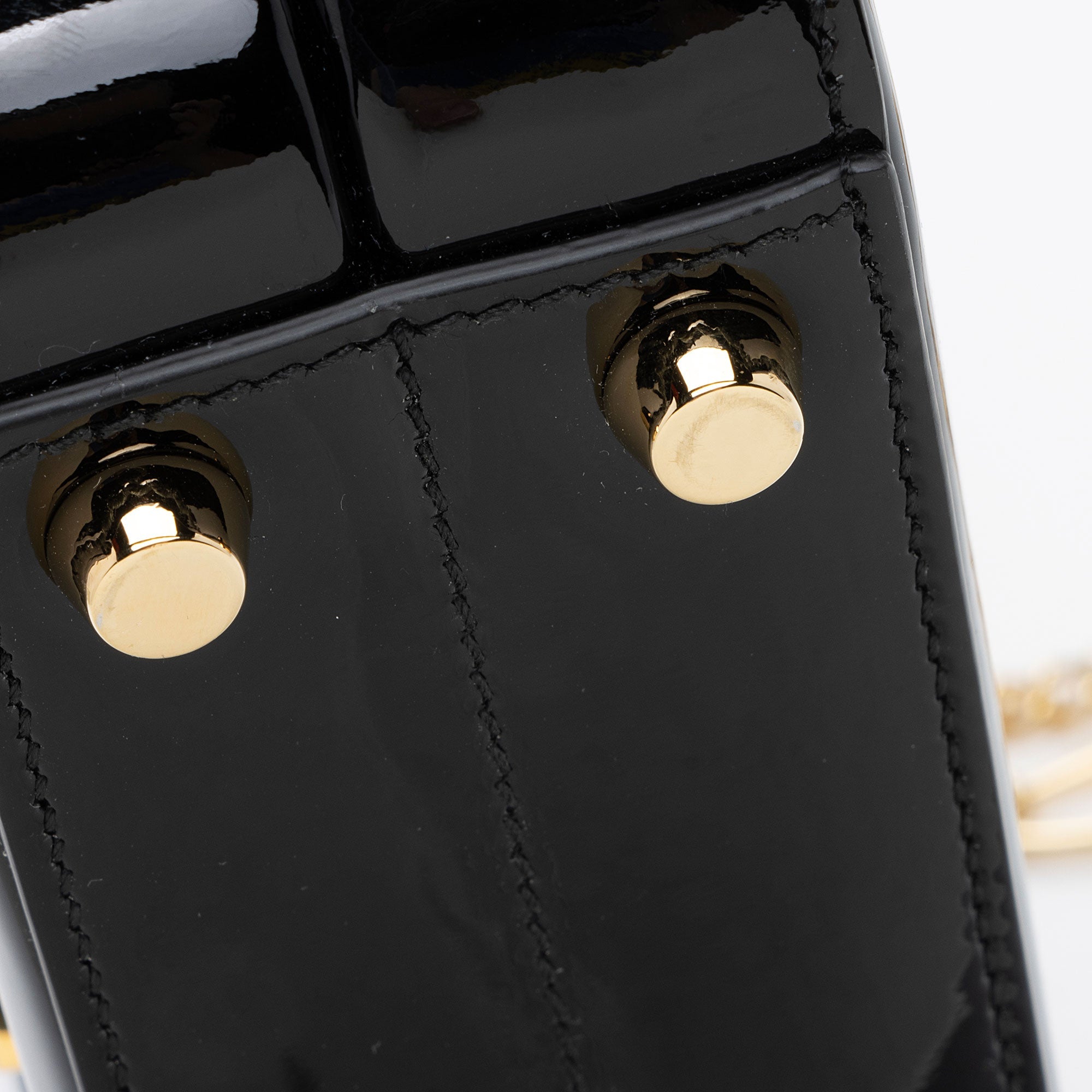Gucci Patent Leather Sylvie 1969 Mini Top Handle