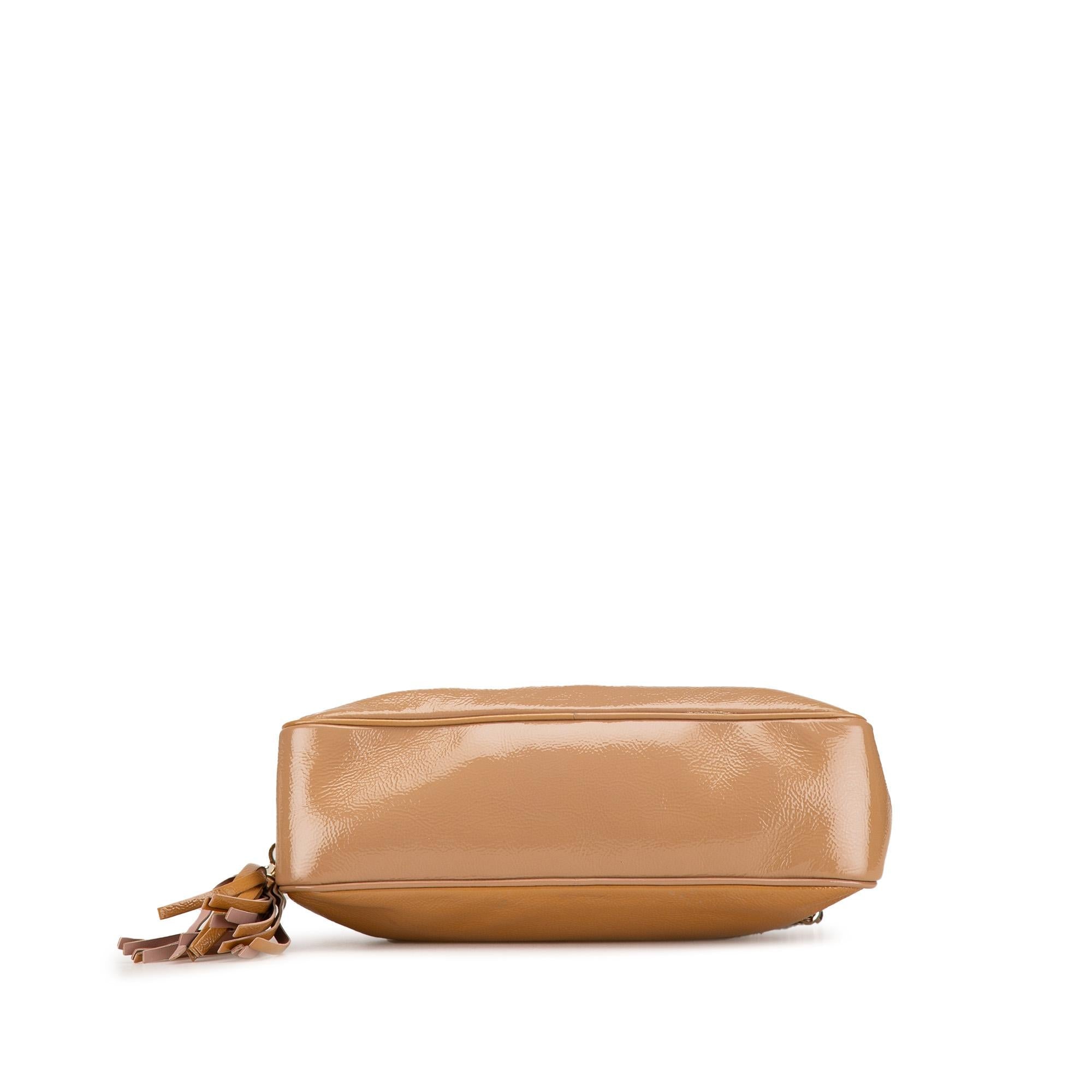 Gucci Patent Soho Chain Shoulder Bag