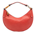 Gucci Pebbled Calfskin Bamboo Ring Hobo