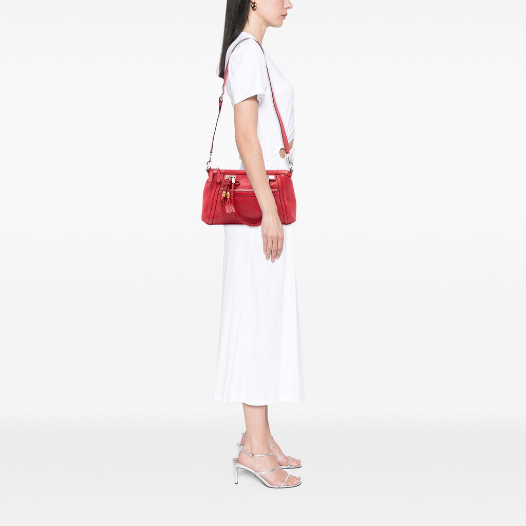 Gucci Pebbled Calfskin Bella Satchel