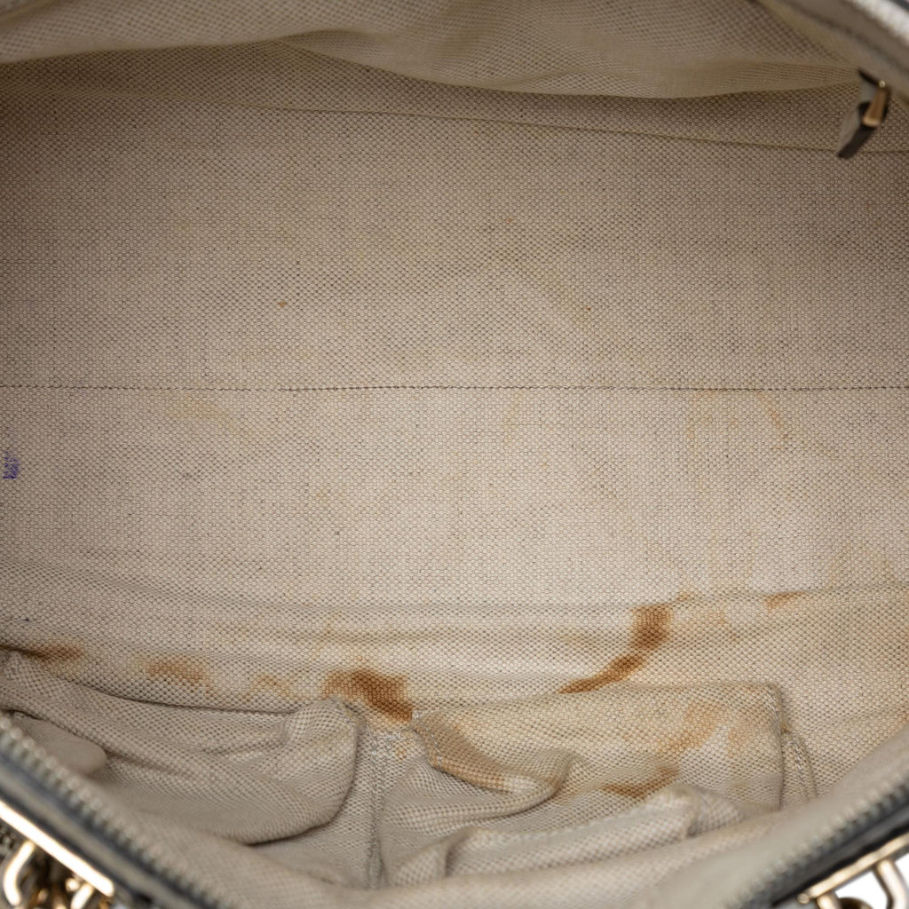 Gucci Pebbled Calfskin Bella Satchel