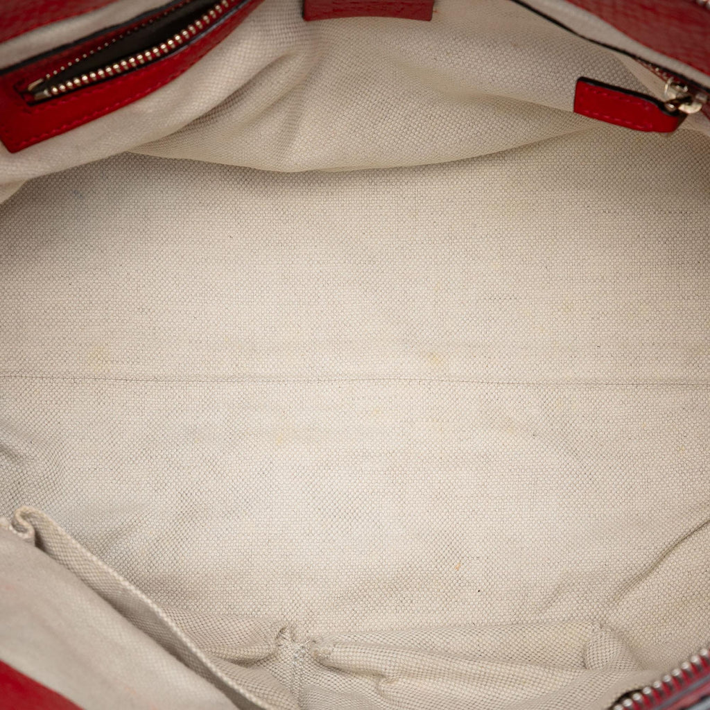 Gucci Pebbled Calfskin Bella Satchel