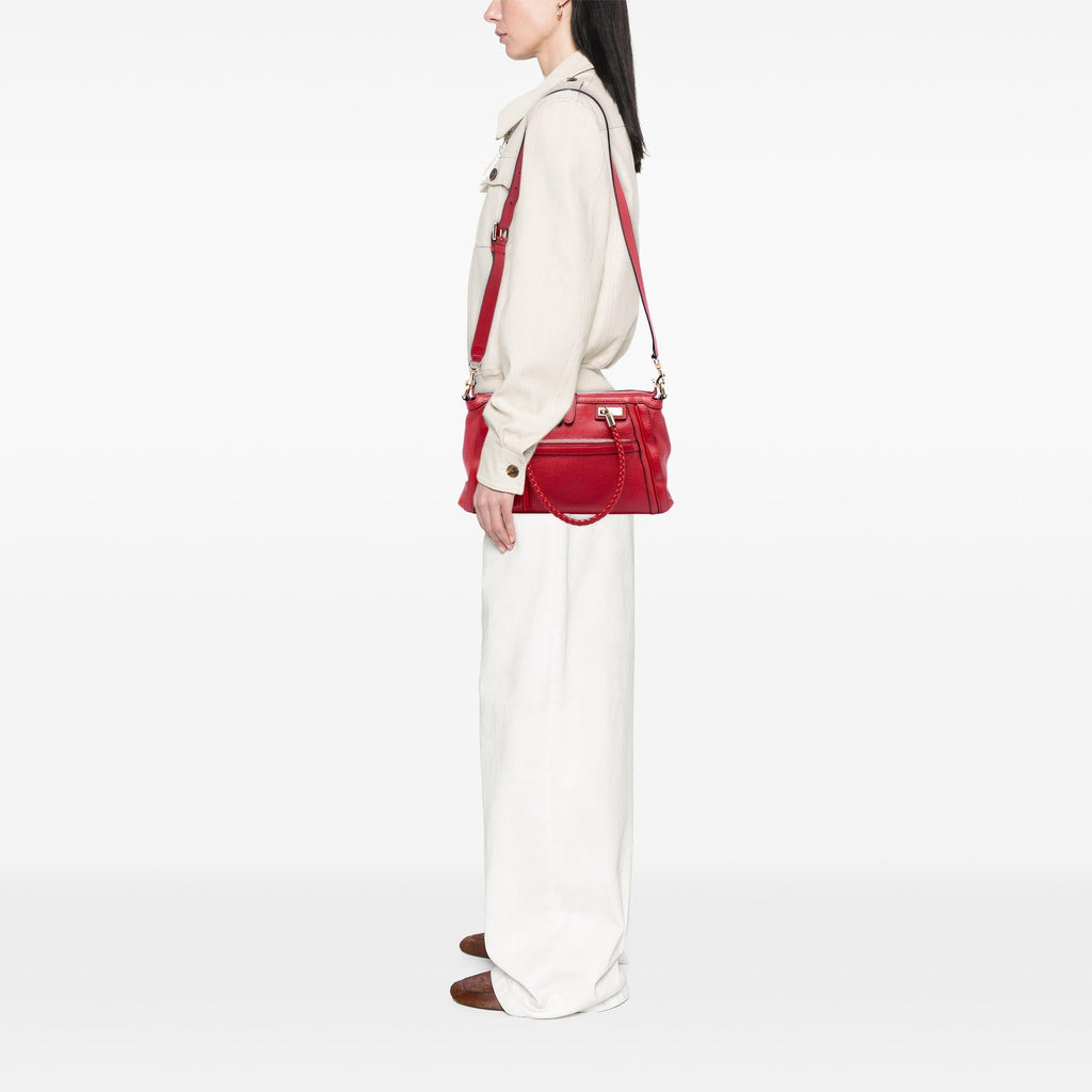 Gucci Pebbled Calfskin Bella Satchel