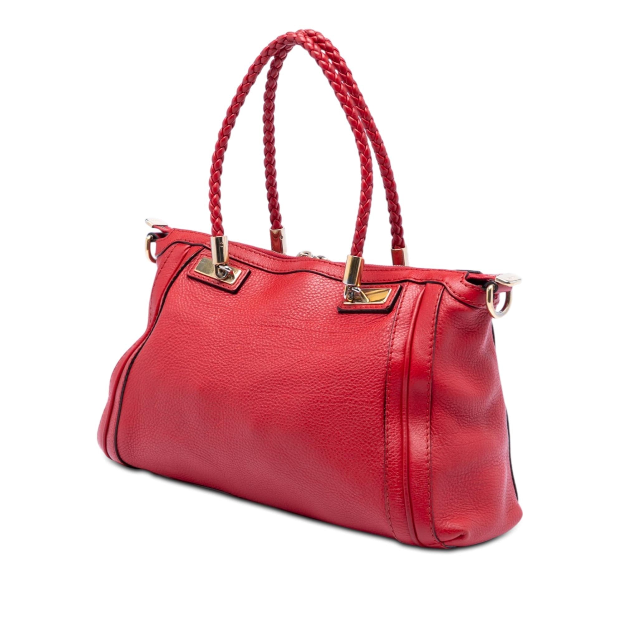 Gucci Pebbled Calfskin Bella Satchel