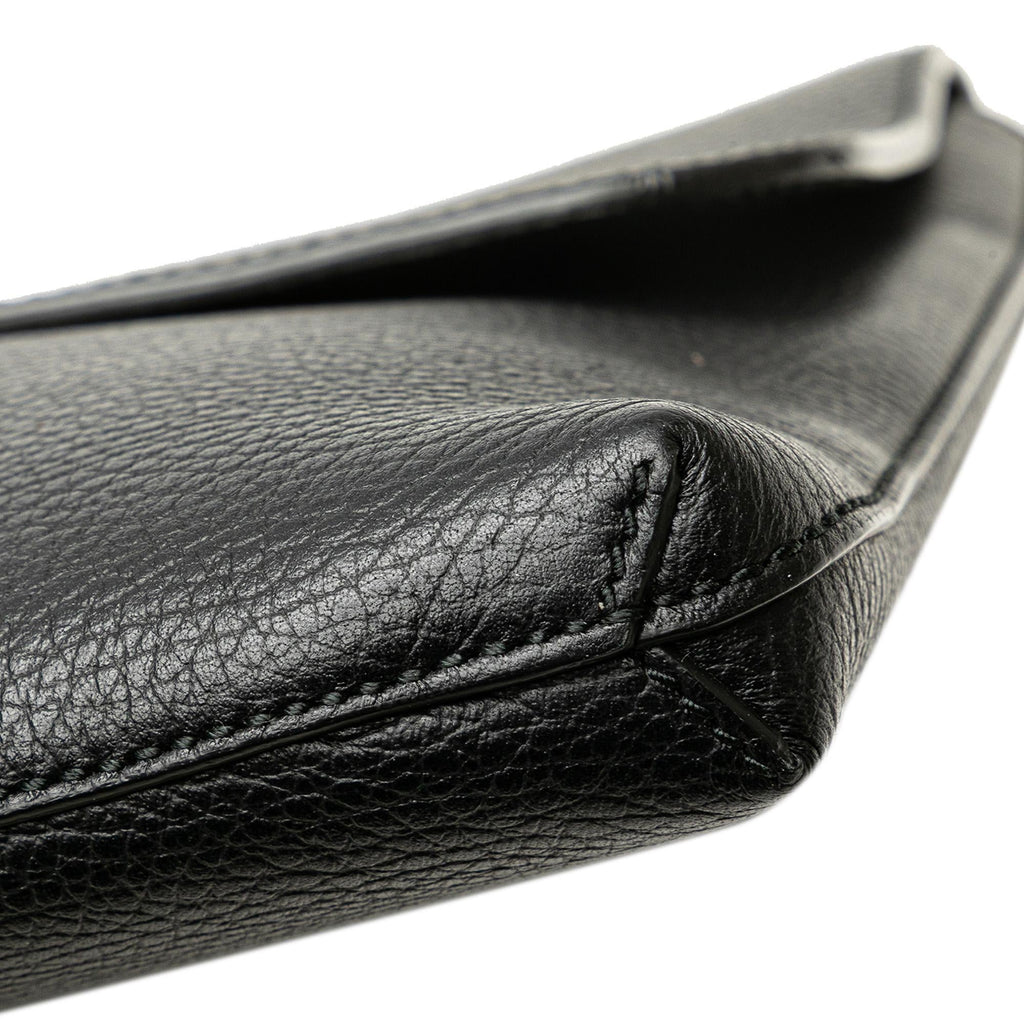 Gucci Pebbled Calfskin Portfolio Clutch