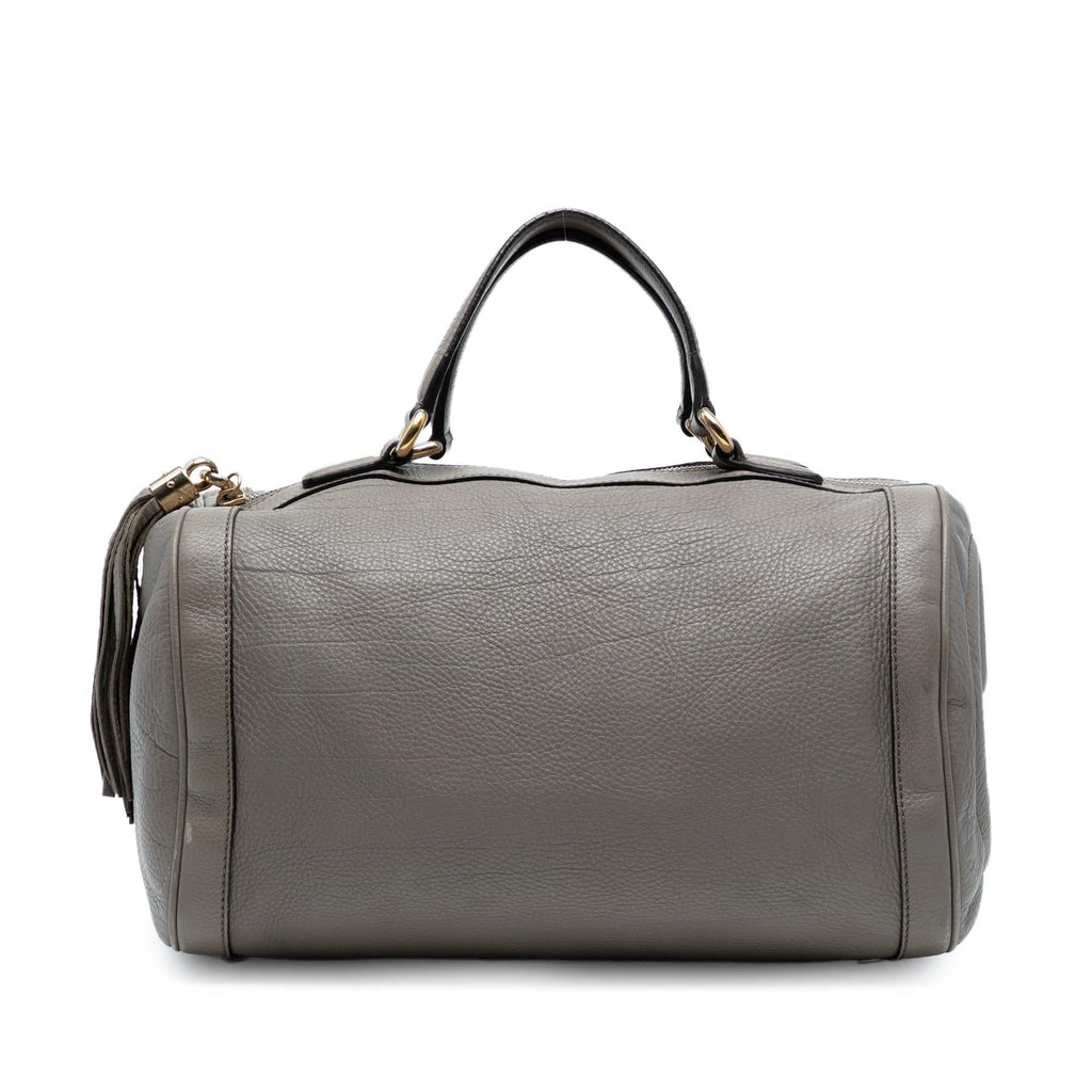 Gucci Pebbled Calfskin Soho Cellarius Boston