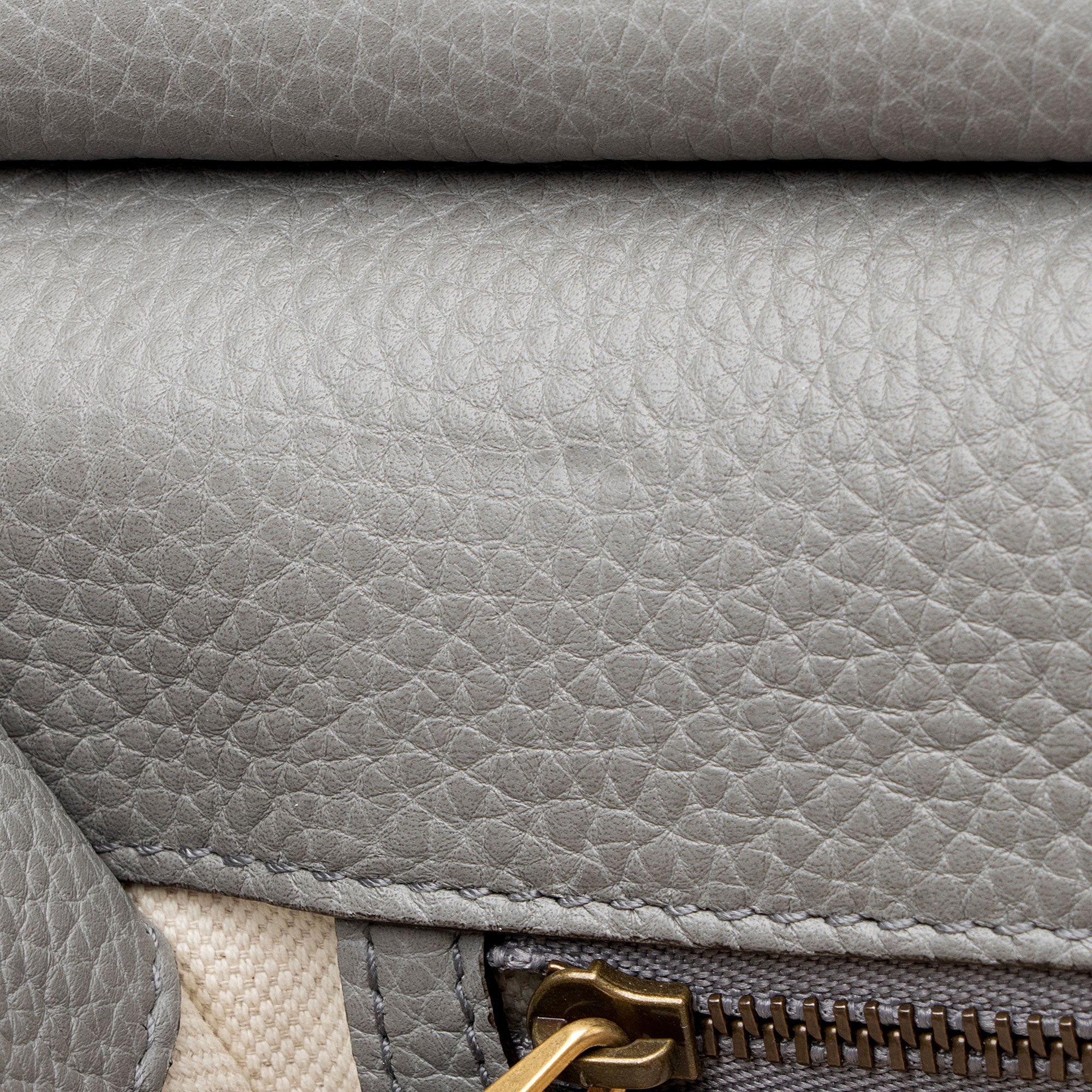 Gucci Pebbled Leather GG Marmont Top Handle