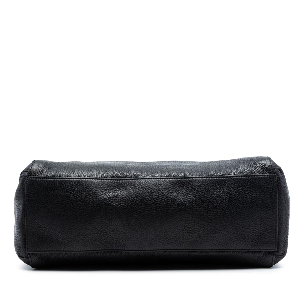 Gucci Pebbled Leather Lady Tassel Tote