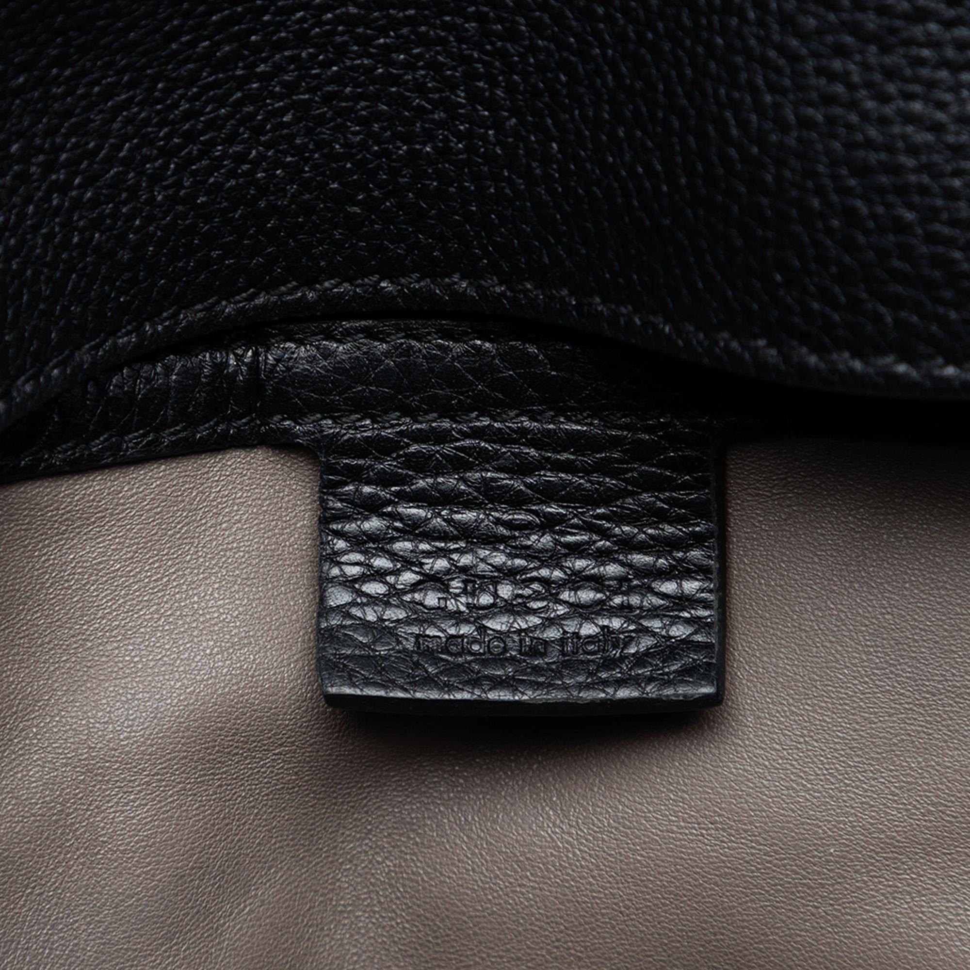 Gucci Pebbled Leather Lady Tassel Tote