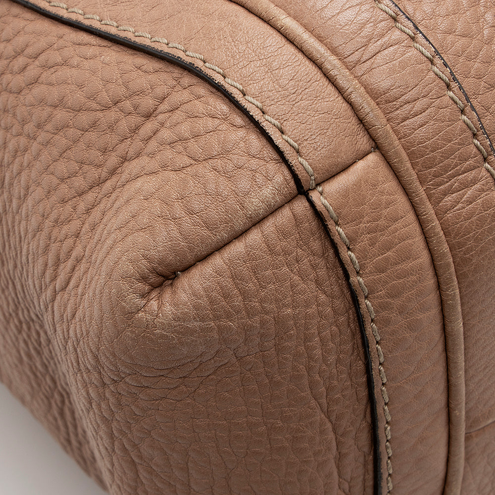 Gucci Pebbled Leather Medium Bella Hobo  - FINAL SALE (SHF-18424)