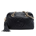 Gucci Pebbled Leather Soho Chain Zip Shoulder Bag