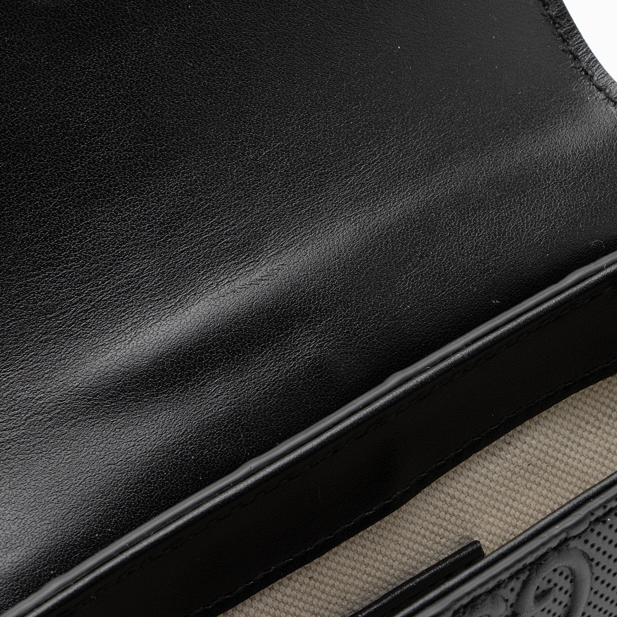Gucci Perforated GG Embossed Double Belt Bag (SHF-rNzGhH)