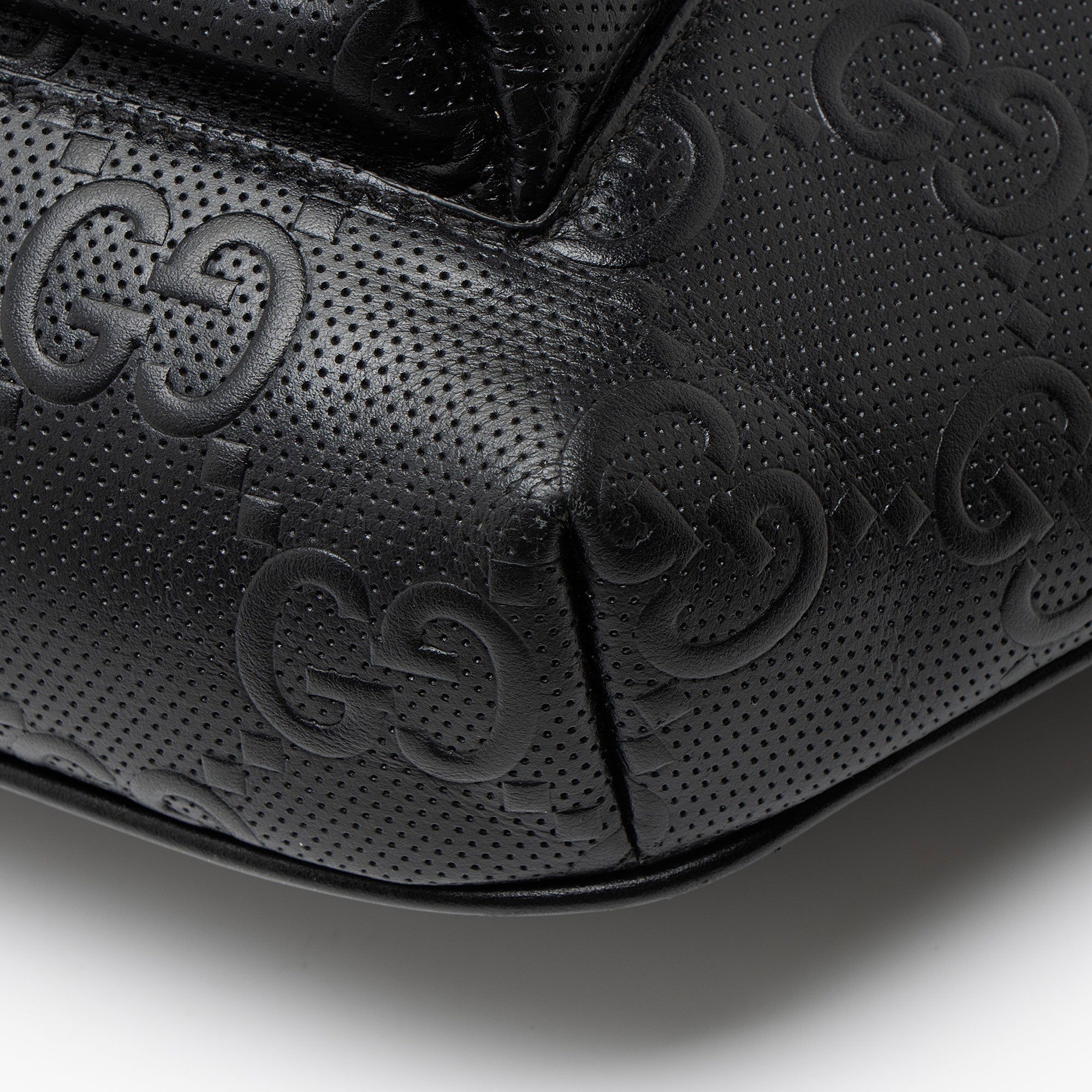 Gucci Perforated GG Embossed Pocket Belt Bag