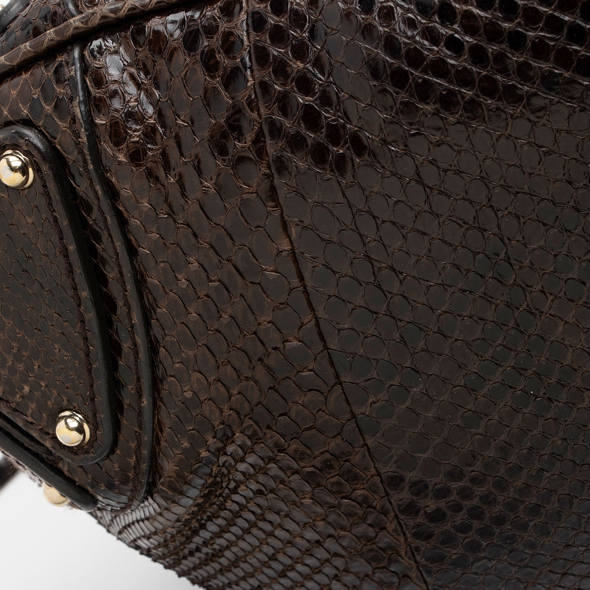 Gucci Python Medium Indy Satchel (SHF-o6MQCe)