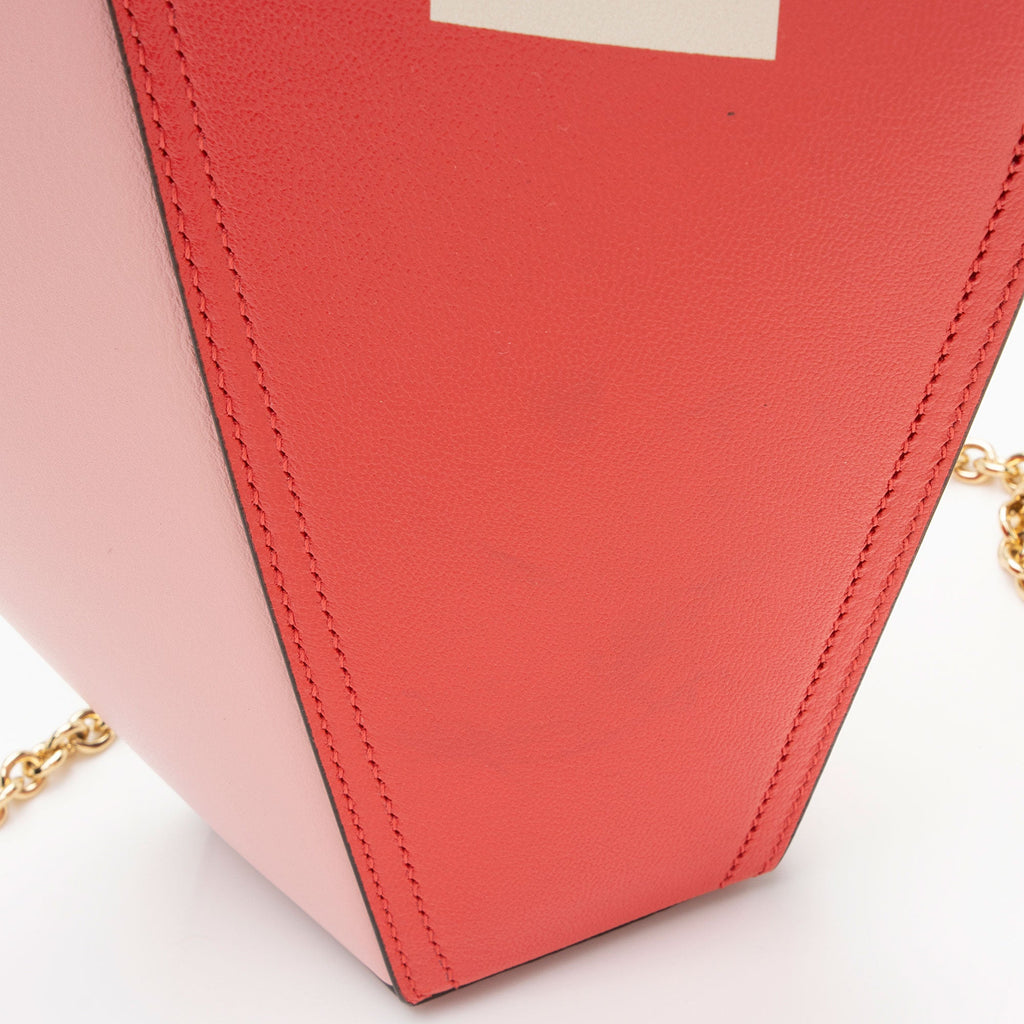Gucci Python Suede Valentines Day Heart Small Chain Bag (SHF-6nBkhe)