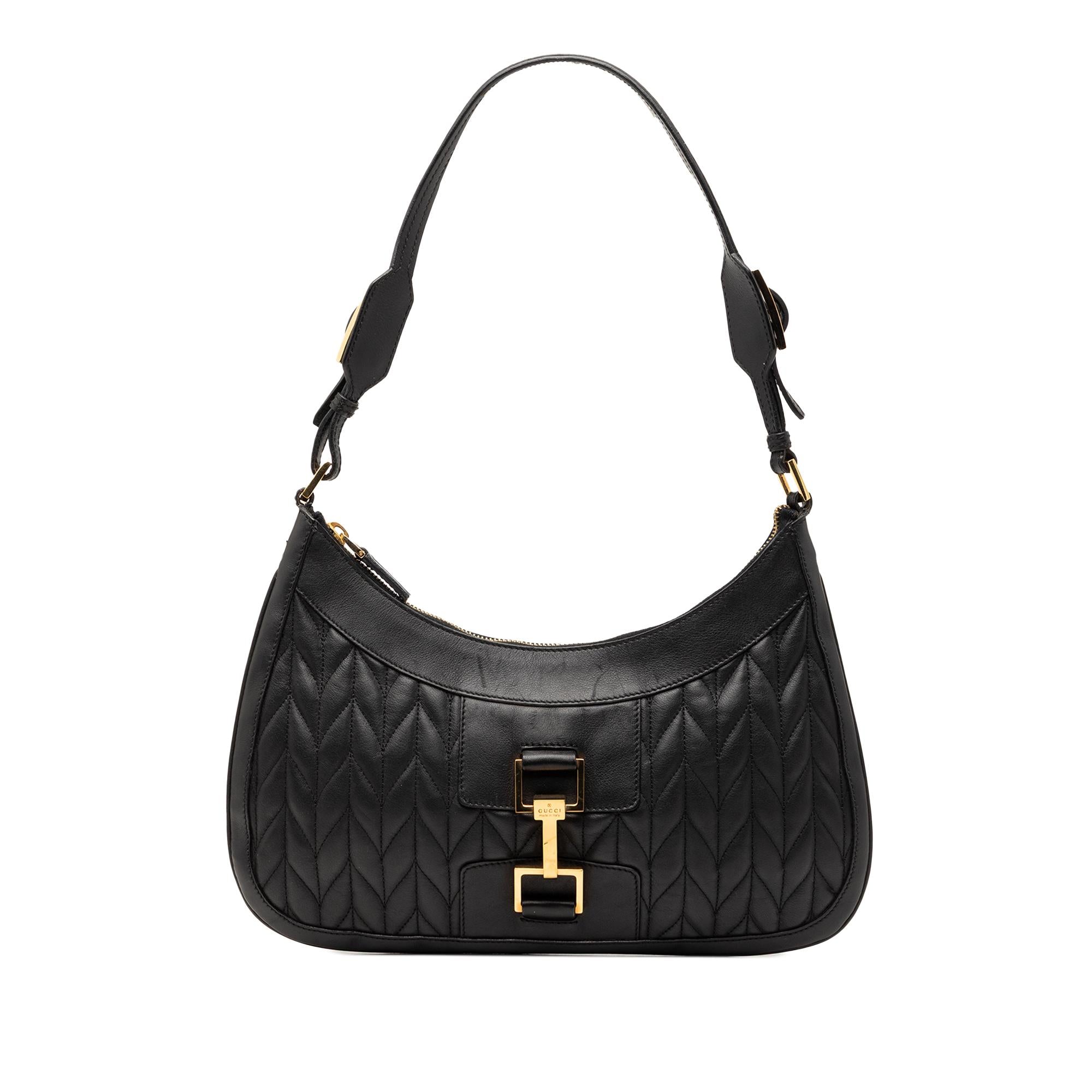 Gucci Quilted Calfskin Jackie Shoulder Bag
