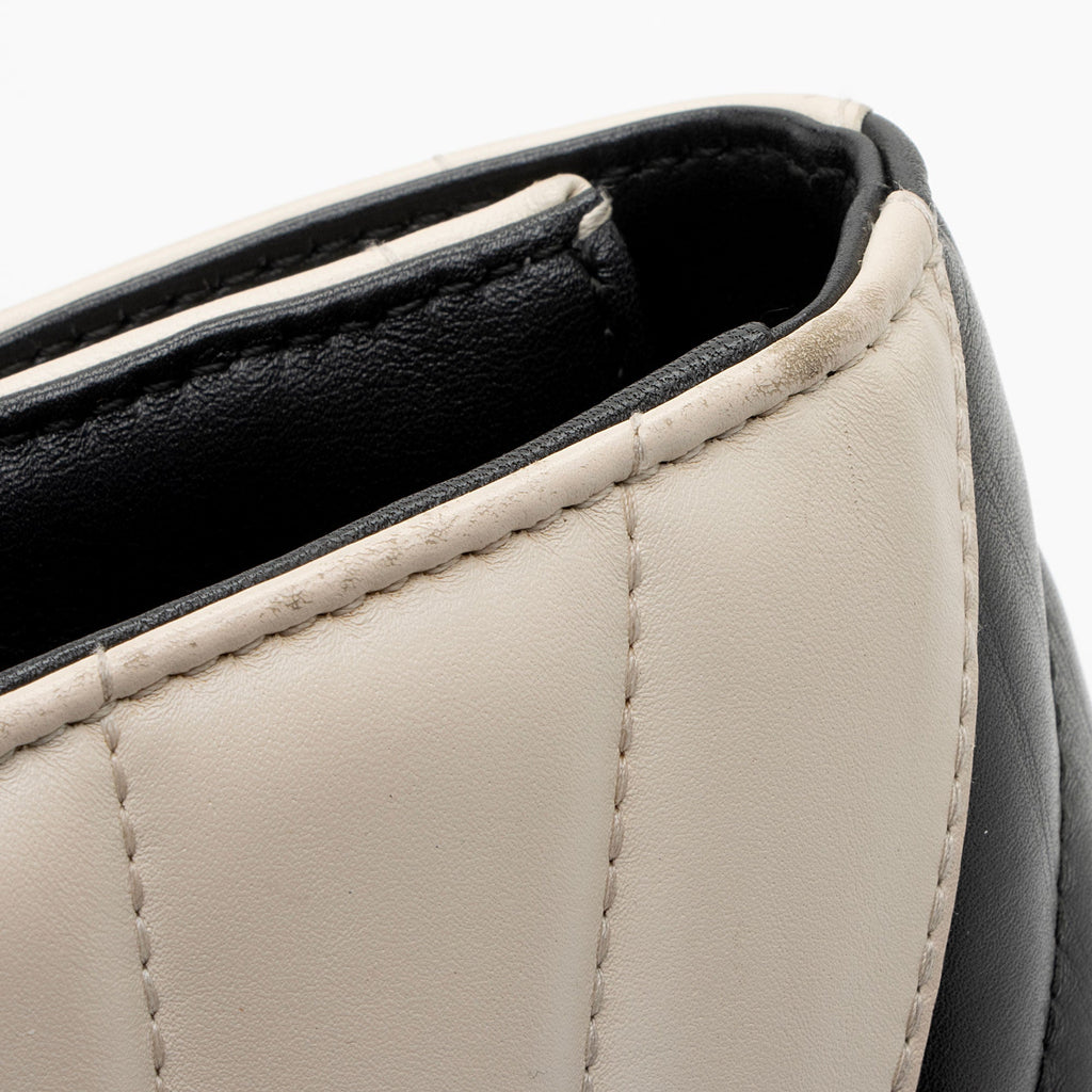Gucci Quilted Leather Queen Margaret Bee Clutch