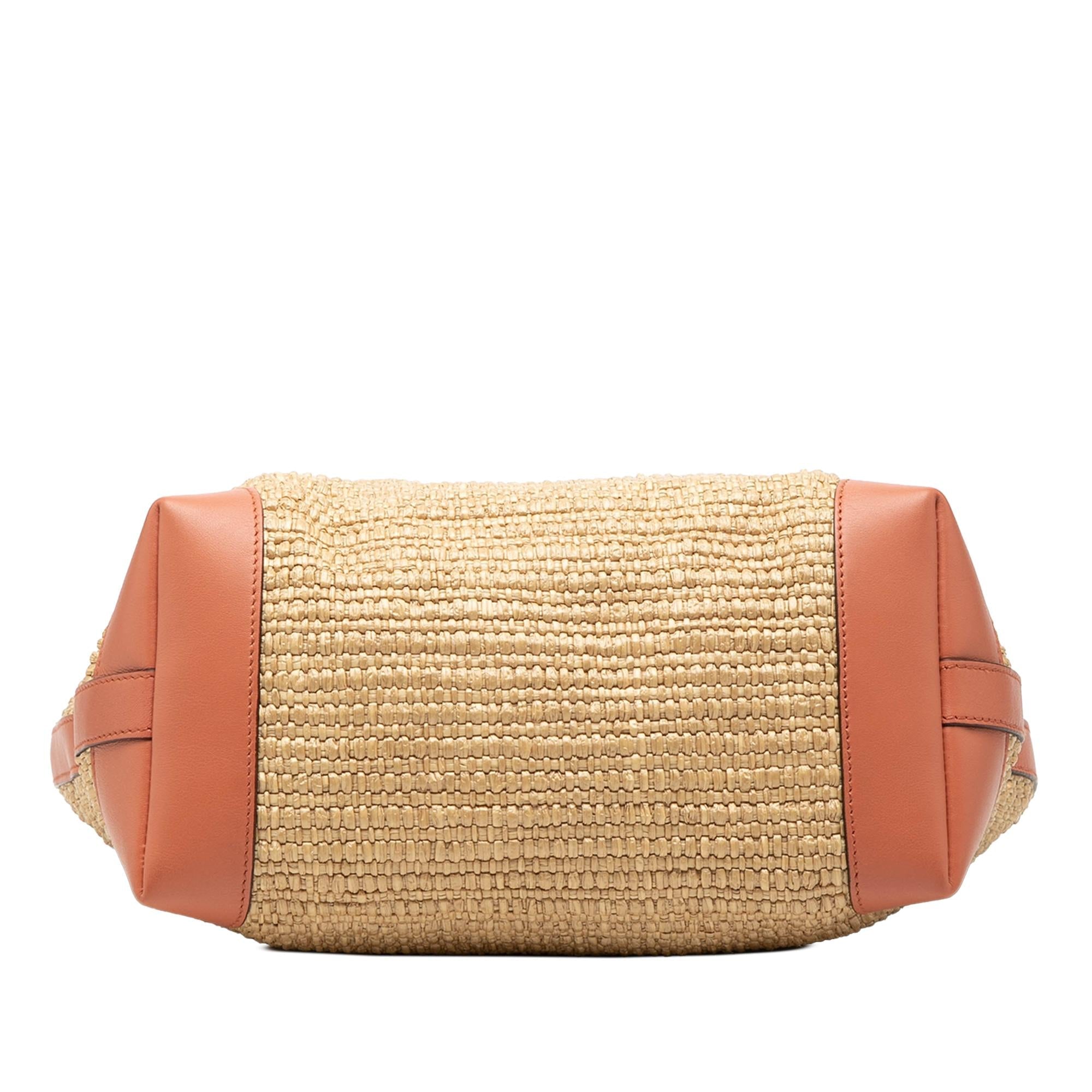 Gucci Raffia Bamboo Childrens Tote