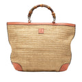 Gucci Raffia Bamboo Childrens Tote