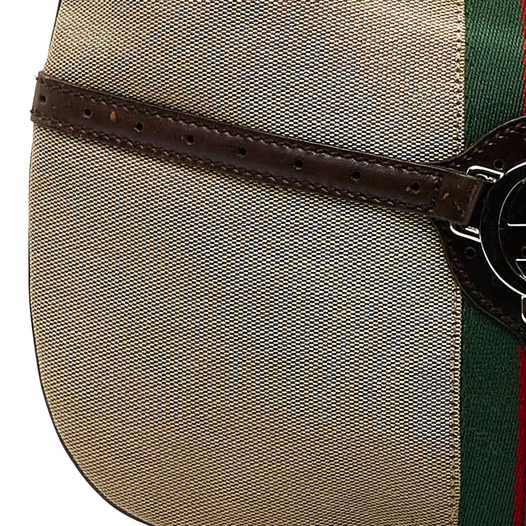 Gucci Reins Web Hobo (SHG-rDthGg)