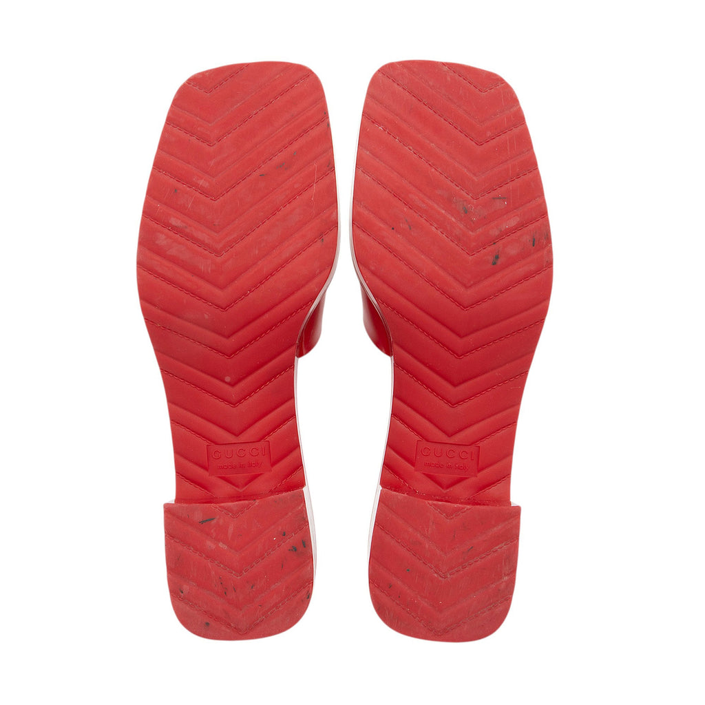 Gucci Rubber Slide Sandals - Size 9 / 39