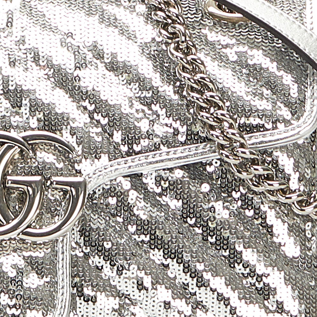 Gucci Sequin GG Marmont Small Matelasse (SHG-36500)