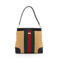 Gucci Canvas Web Shoulder Bag (SHF-KhYFg1)