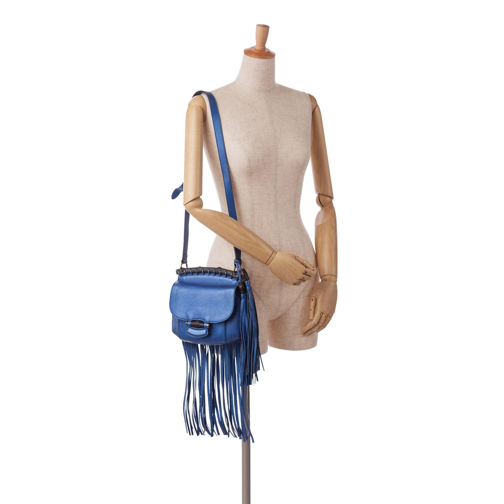 Gucci Small Bamboo Nouveau Fringe (SHG-YksGHq)