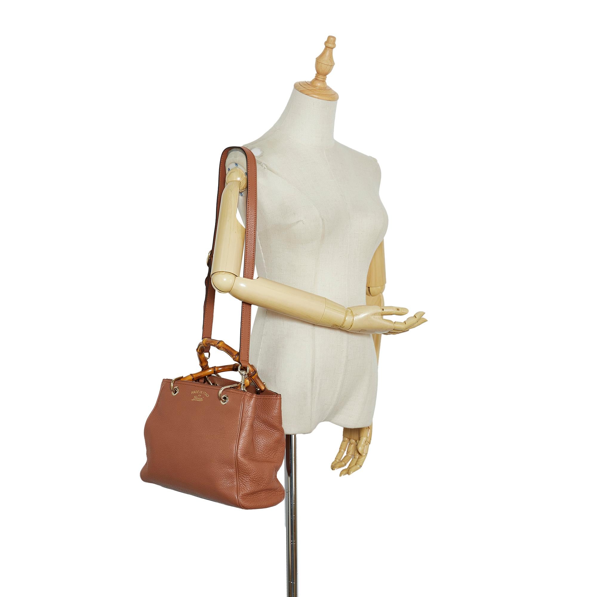 Gucci Small Bamboo Shopper (SHG-jJQO3B)