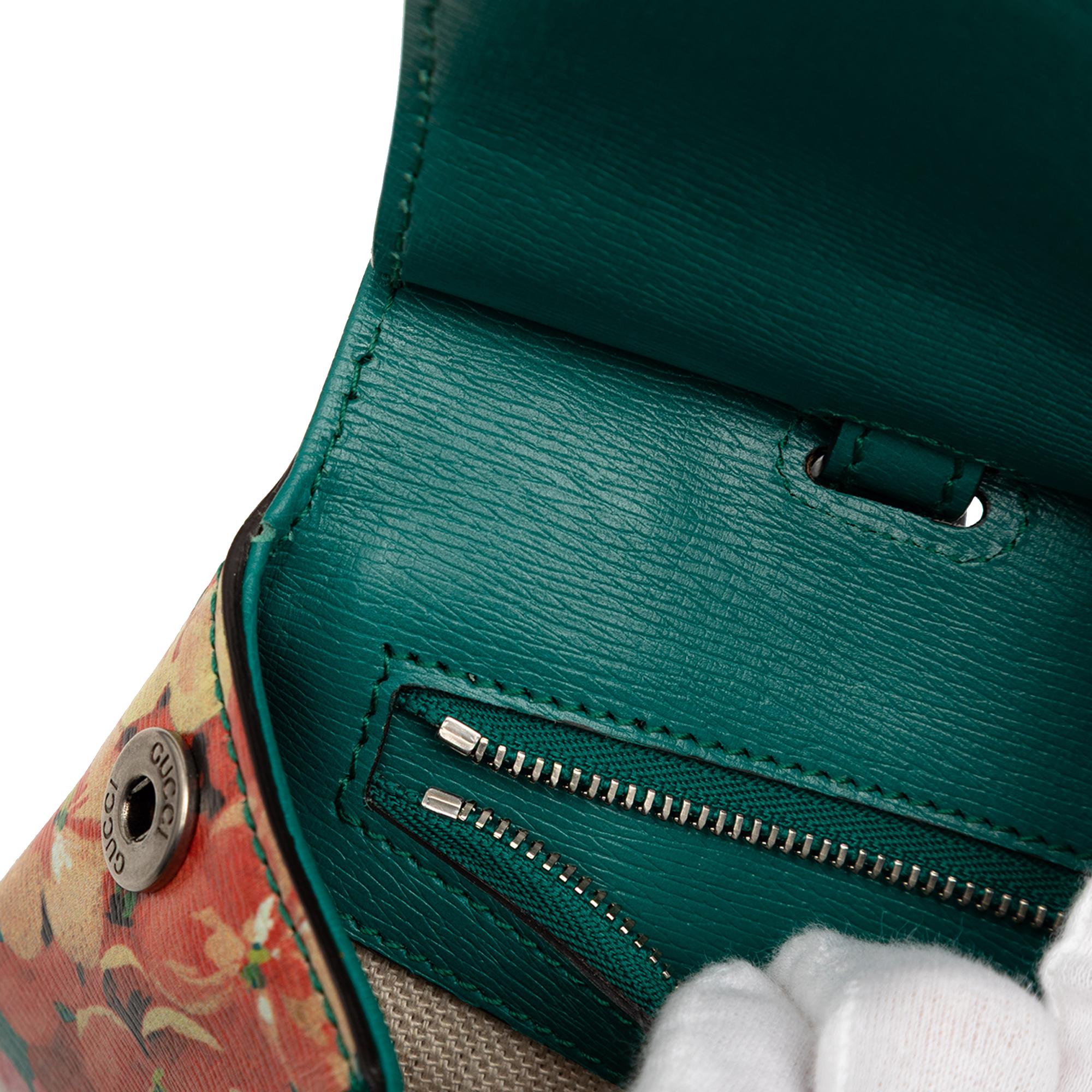 Gucci Small Calfskin Bamboo Daily Blooms Satchel