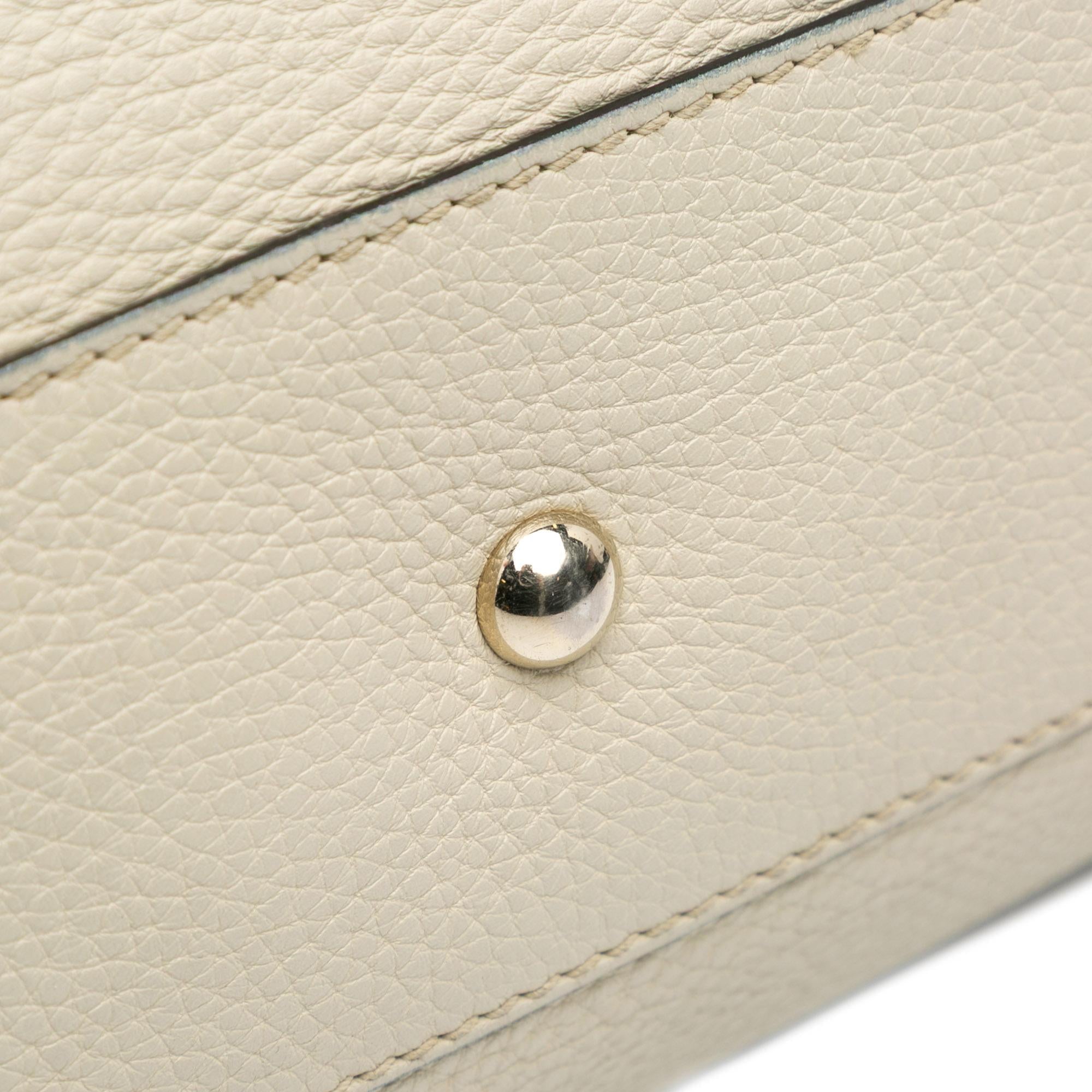 Gucci Small Calfskin Bamboo Shopper Satchel
