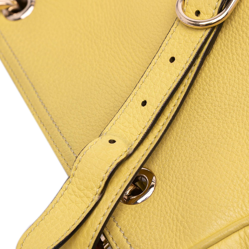 Gucci Small Calfskin Bamboo Shopper Satchel