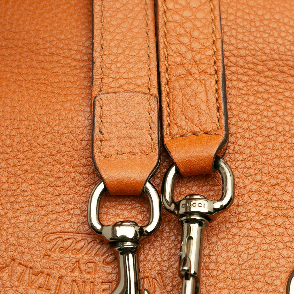 Gucci Small Calfskin Bamboo Shopper Satchel