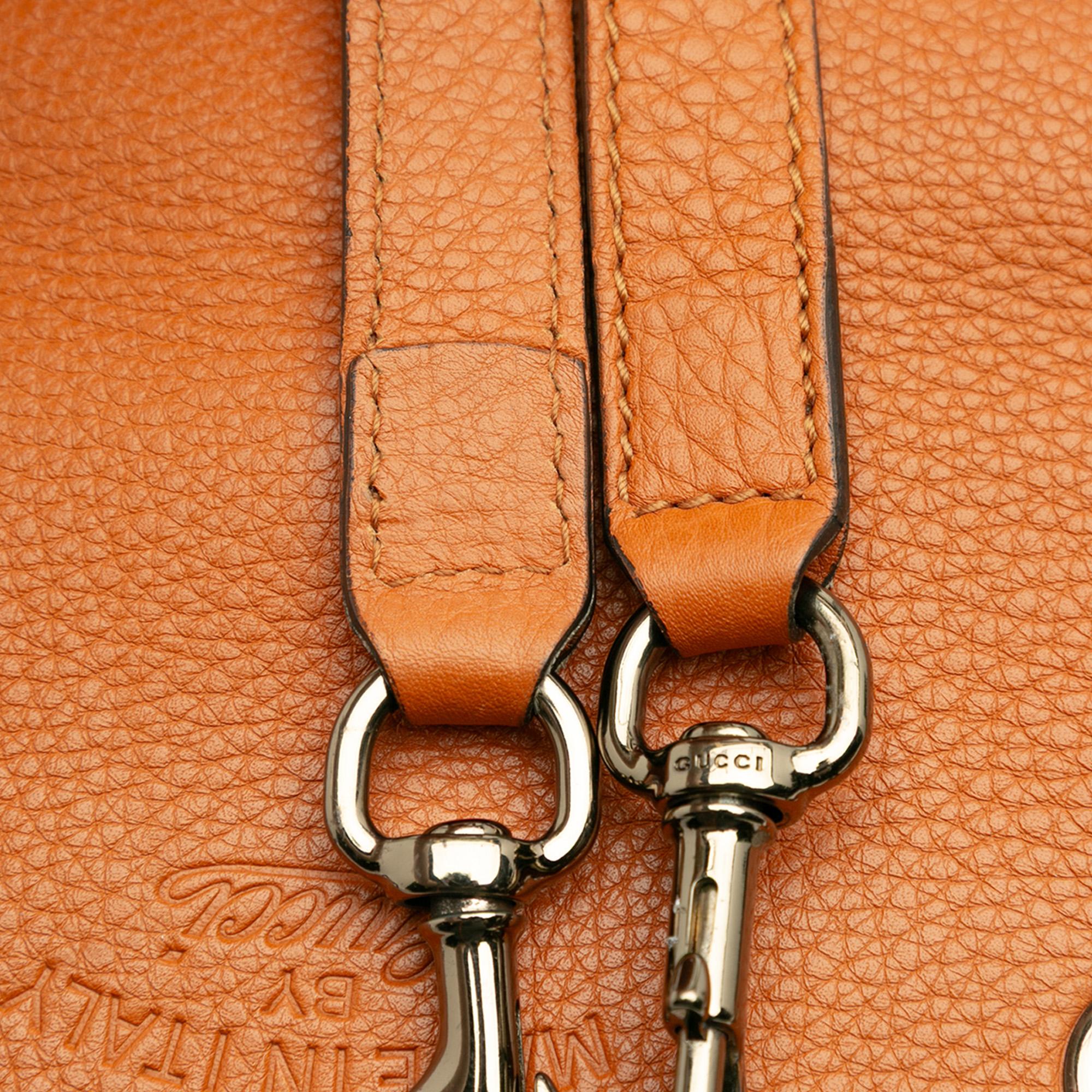 Gucci Small Calfskin Bamboo Shopper Satchel