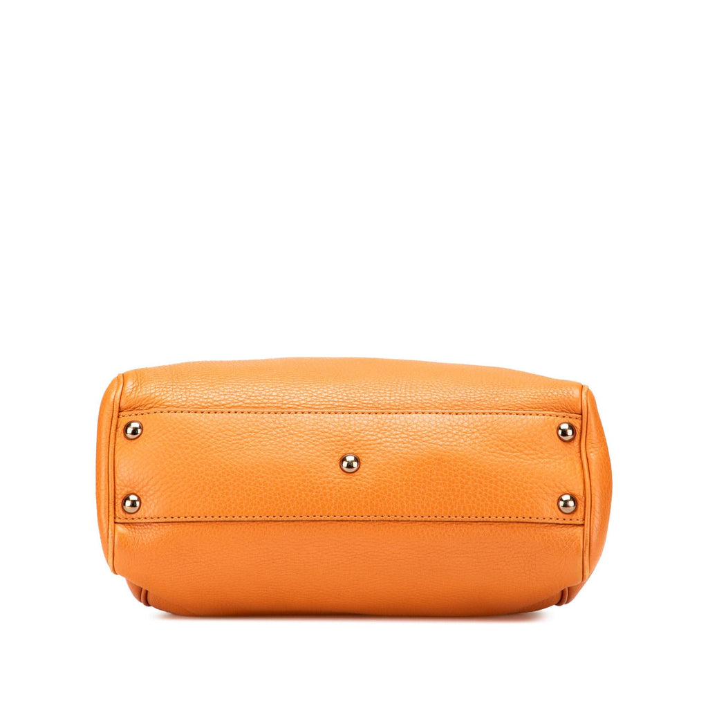 Gucci Small Calfskin Bamboo Shopper Satchel
