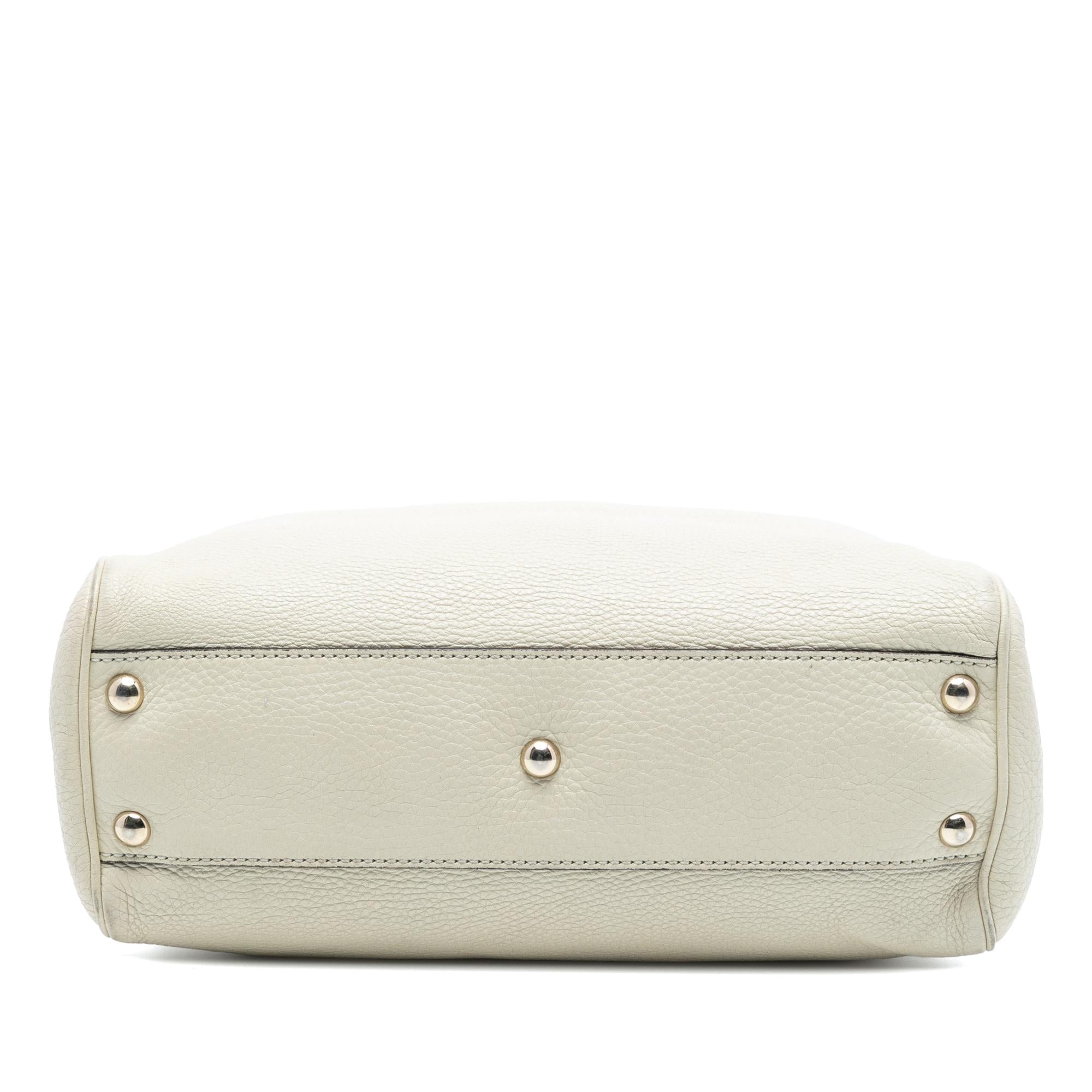 Gucci Small Calfskin Bamboo Shopper Satchel
