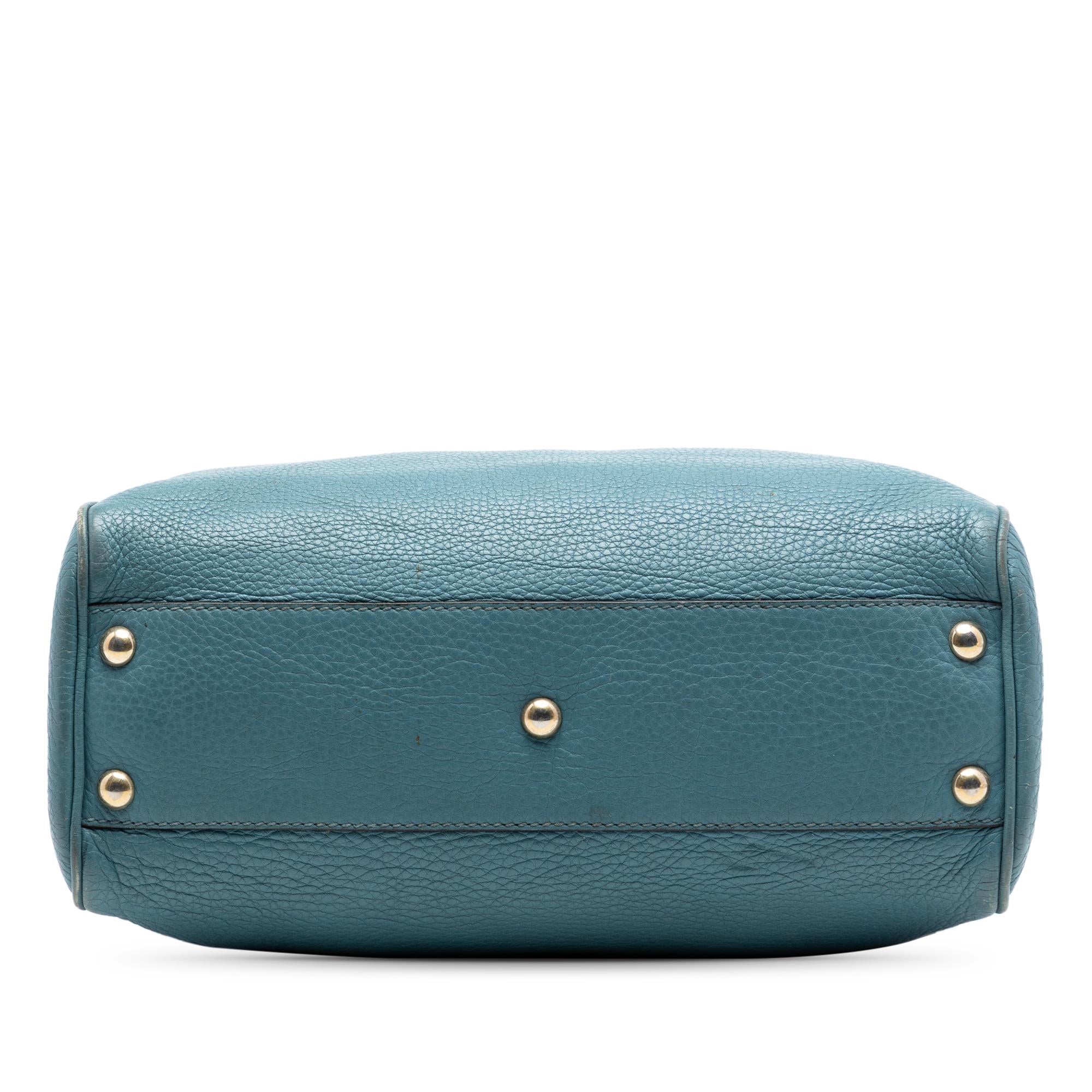 Gucci Small Calfskin Bamboo Shopper Satchel