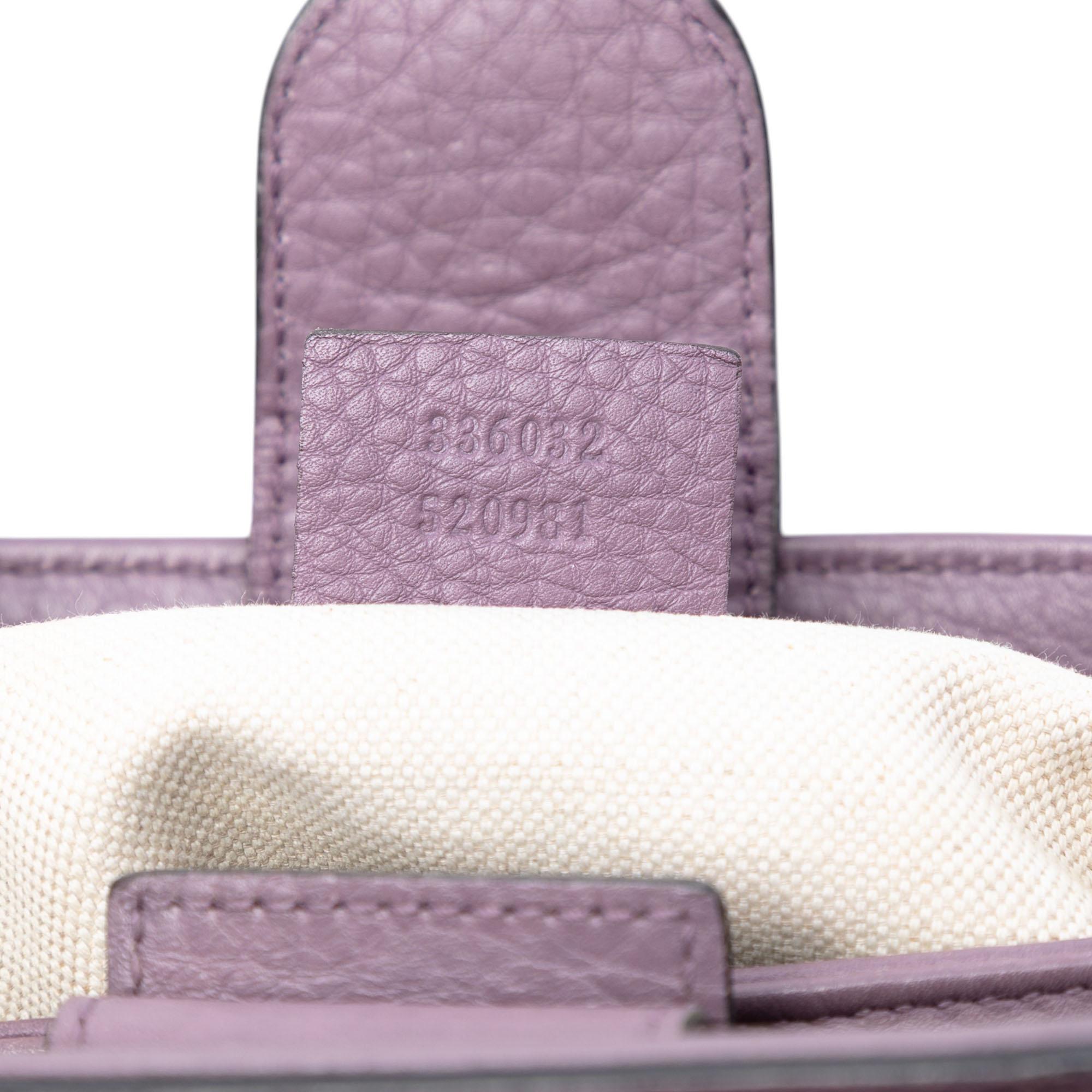 Gucci Small Calfskin Bamboo Shopper Satchel