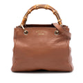 Gucci Small Calfskin Bamboo Shopper Satchel