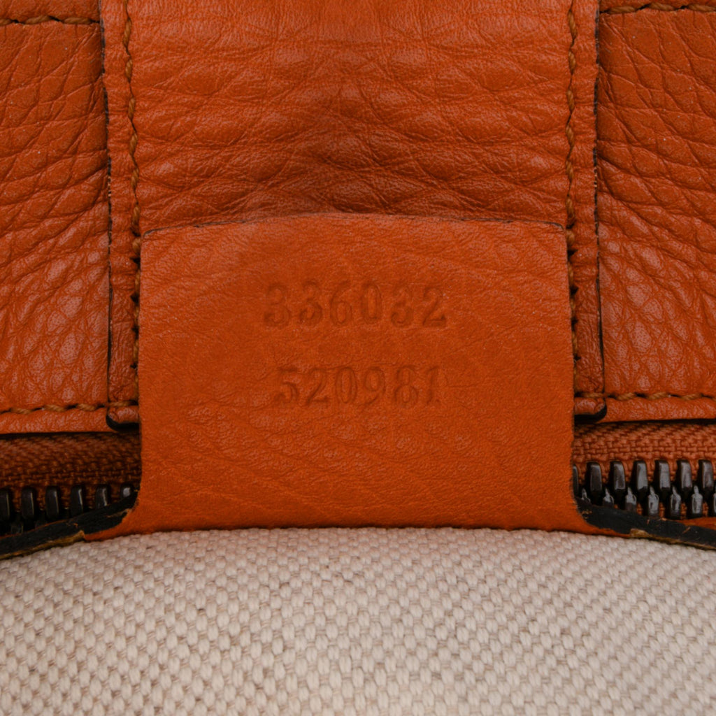 Gucci Small Calfskin Bamboo Shopper Satchel