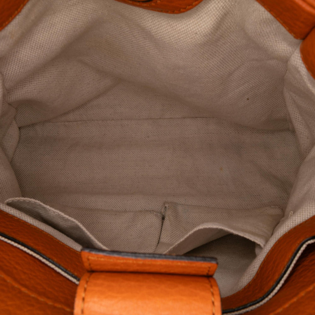 Gucci Small Calfskin Bamboo Shopper Satchel